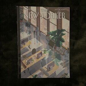 The New Yorker Magazine - Illustrated Office Cover (Sept. 28, 2020)